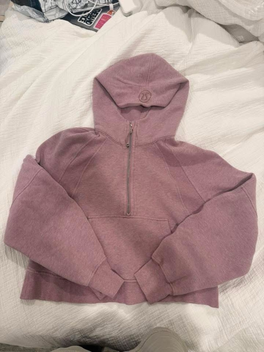 lululemon athletica Mauve Half-Zip Hoodie